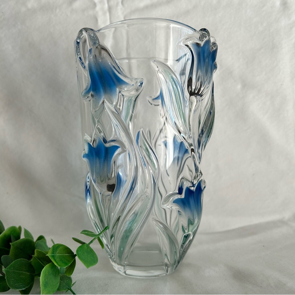 MIKASA • “Bluebell” Crystal Vase - Picture 1 of 6